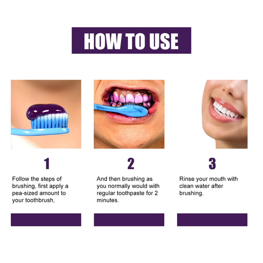 2 Pcs Teeth Whitening Tooth Paste